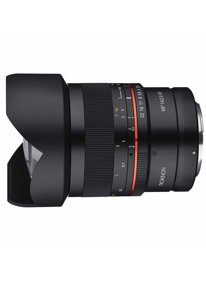 Rokinon عدسة ROKINON 14mm F2.8 فائقة الاتساع مقاومة للعوامل الجوية لكاميرات كانون R المرآة - Image 4