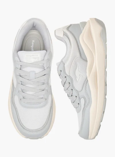 kangaROOS Women's Panelled Lace-Up Sports Shoes