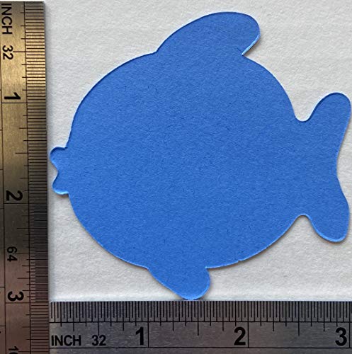 SHAPES ETC. 31 Pcs Fish Assorted Color Creative Cut-Outs 3in x 2.75in Size Ocean Decor Spring Summer Decorations Learning Games VBS Classroom Bulletin Boards Kids’ School Craft Projects USA Made - Image 3