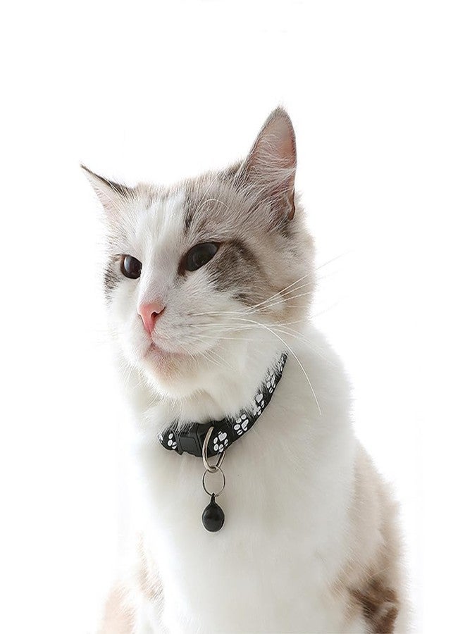 Weimostar Dark Blue Puppy Collar with Bell Leash Set, Kitten Collar with Bell Nylon Soft Adjustable Buckle for XXS XSmall Tiny Boy Girl Pets Female Cats Chihuahua X-Small - Image 2