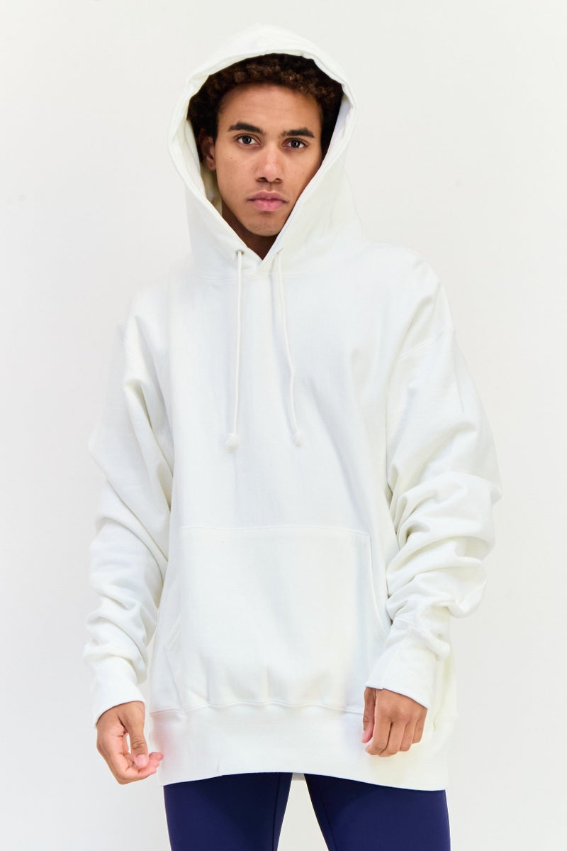 Champion Men Sportswear Fit Long Sleeve Outdoor Hoodie, White  - Image 1