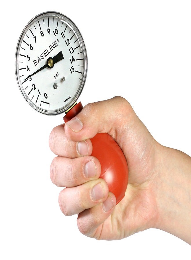 Baseline 12-0292 Dynamometer, Pneumatic Squeeze Bulb 15 PSI Capacity, No Reset - Image 2