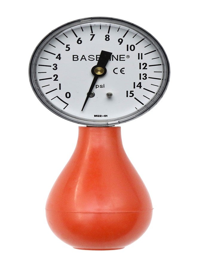 Baseline 12-0292 Dynamometer, Pneumatic Squeeze Bulb 15 PSI Capacity, No Reset - Image 1