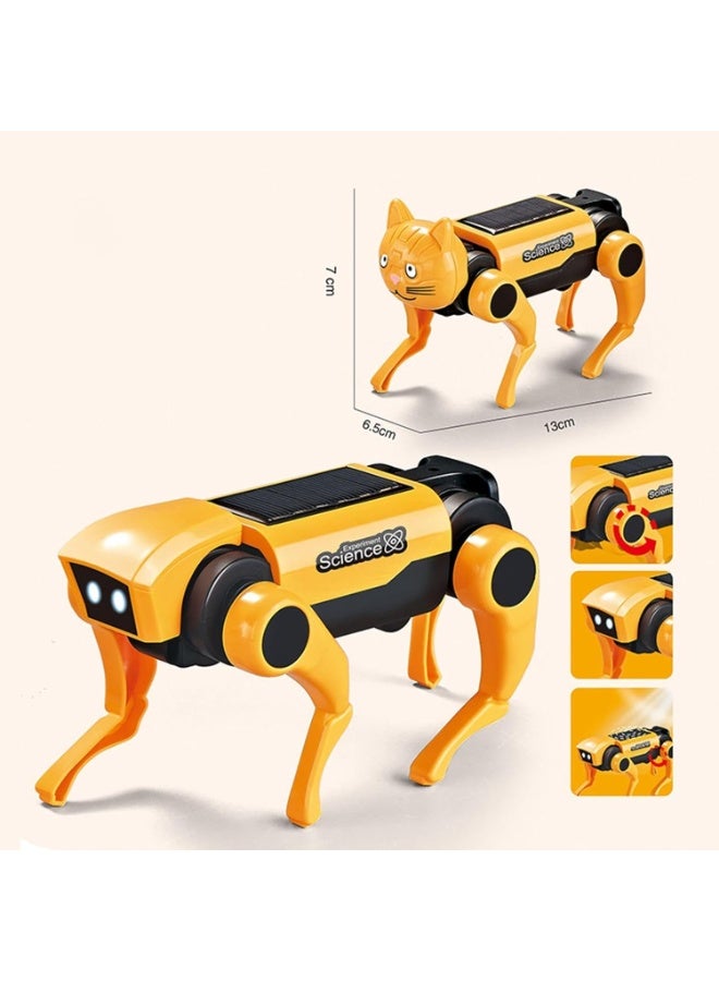 Toy Box Solar Powered Electric Mechanical Dog, Science and Education Solar Energy Robot Dog - Image 3