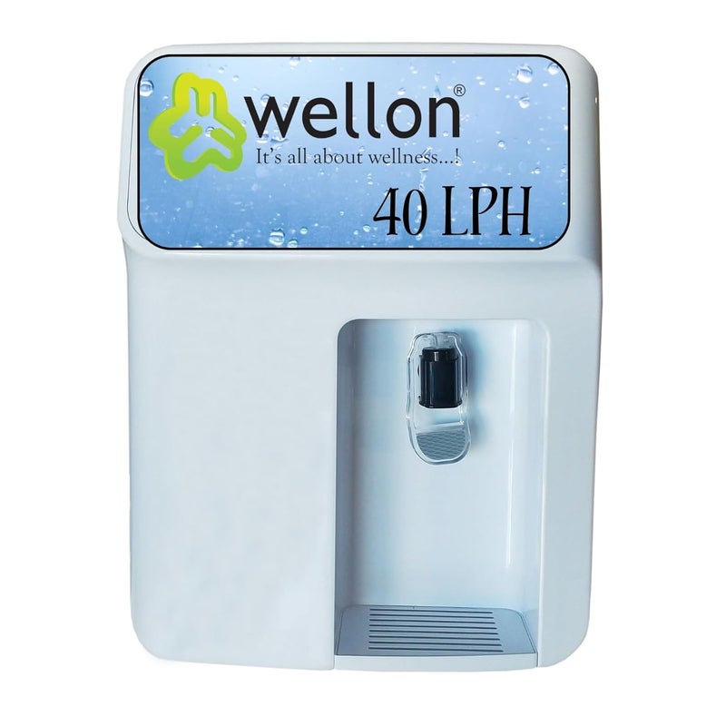 Wellon 40 LPH ROUVUFAlkaline Water SYSTEM for Home Hospitals Schools