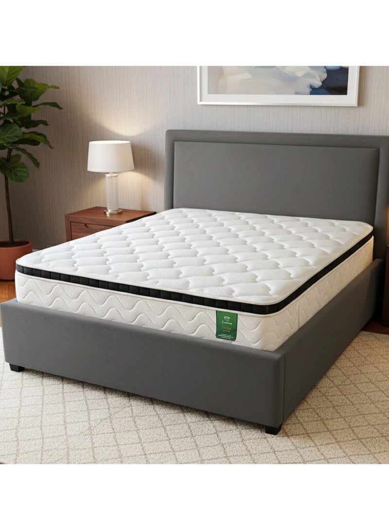 EASELIVING Hybrid Gel Memory Foam Mattress - 30cm Super King Size Medium Firm Mattress | Pocket Spring Mattress with Cooling Comfort, Edge Support and Pressure Relief | 10-Year Warranty (200x200 cm) - Image 1