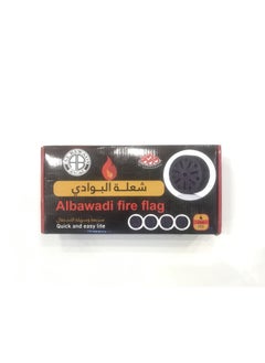 Albawadi Fire Flag Smokerless Charcoal BBQ Flame Round Coal Charcoal 4PCS  - Image 3
