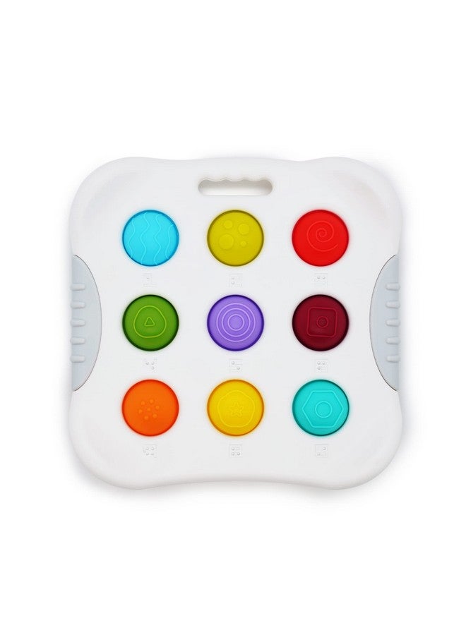 LiKee LiKee Fidget Popper Sensory Baby Toys for 10+ Months, Montessori Busy Toy for 1 2 3 Year Old Toddlers Push and Popping Bubbles Fine Motor Skill, Travel Toys for Kids Ages 1-3 Stress Relief (1 Piece) - Image 1