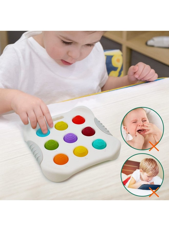LiKee LiKee Fidget Popper Sensory Baby Toys for 10+ Months, Montessori Busy Toy for 1 2 3 Year Old Toddlers Push and Popping Bubbles Fine Motor Skill, Travel Toys for Kids Ages 1-3 Stress Relief (1 Piece) - Image 4