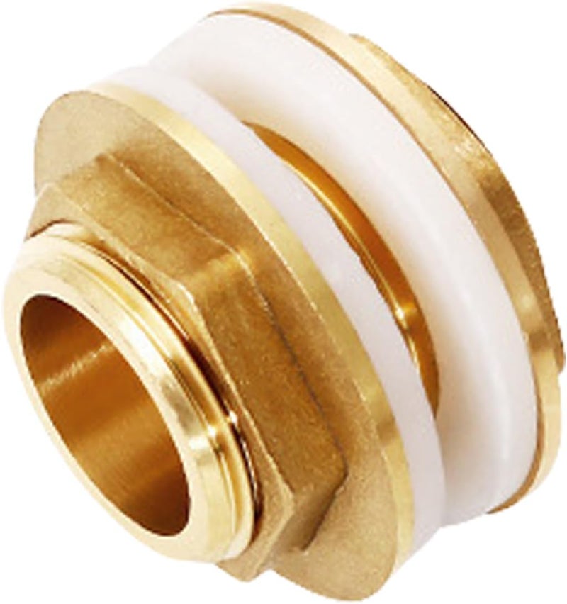 Brass Pipe Jointer Double Male Thread Garden Water Pipe Joint Aquariums Fish Tanks Supply Accessories Jointer - Image 1