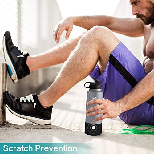 WUQID Protective Silicone Boot Sleeve for 12oz-40oz Hydro Sport Flask/Stanle Water Bottles Tumbler Anti-Slip Bottom Sleeve Cover for All Water Bottles Bottom Width of 2.83-2.95in - Image 5