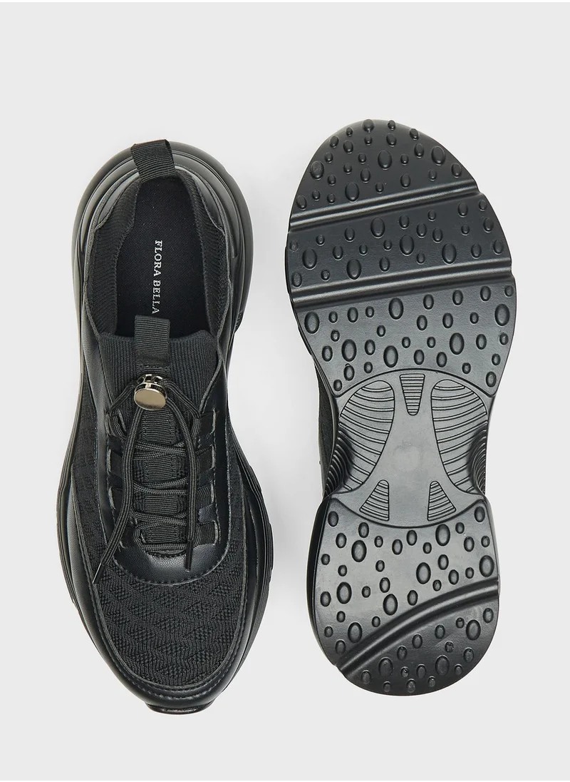 شو اكسبرس Lace Up Low Top Sneakers