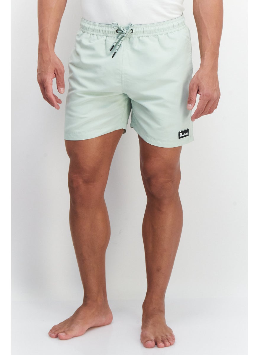 Penfield Men Drawstring Brand Logo Swim Short, Sublet Green  - Image 1