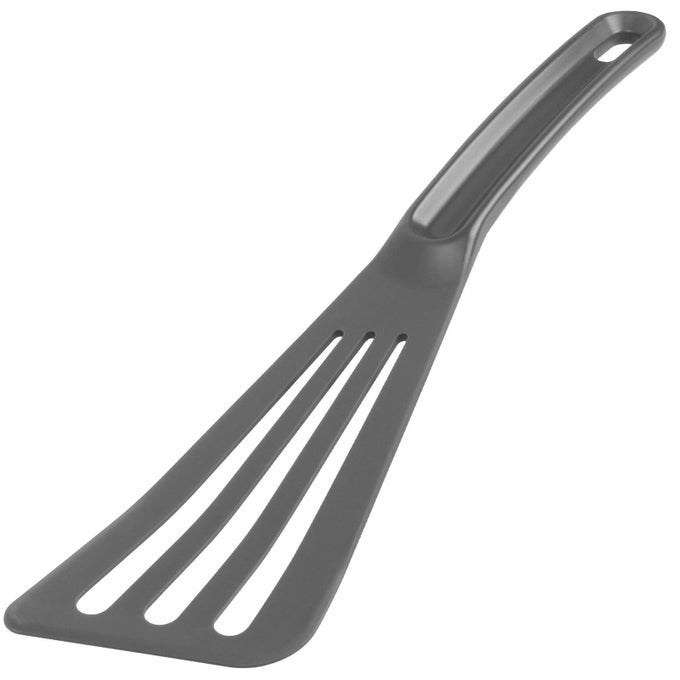 PROFESSIONAL HEAT RESISTANT FISH TURNER SLOTTED SPATULA FLIPPER SAFE FOR NONSTICK COOKWARE