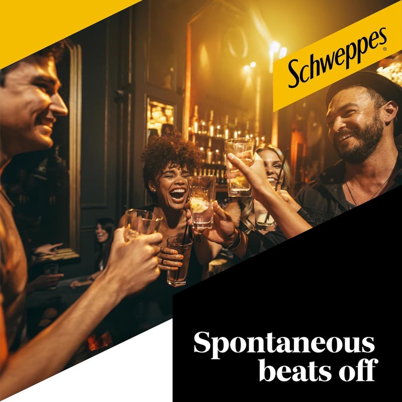 Schweppes Pink Grapefruit Premium Sparkling Drink, 6 Cans of 253ml - Image 4