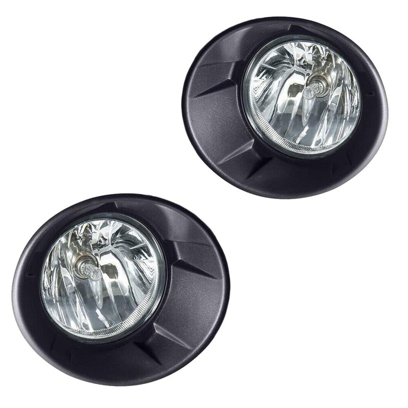 A ABIGAIL Driving Fog Lights Lamps Replacement for Chevy Camaro 2010 2011 2012 2013 with Halogen Bulbs  Black Bezel Clear Lens