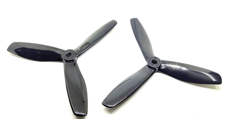 INVENTO 2 Pair 5045 5 inch Long 5x45 CW CCW 3 Blade Propeller Prop Vanes for RC Multi Quadcopter Helicopter UAV QAV250 DIY - Image 3