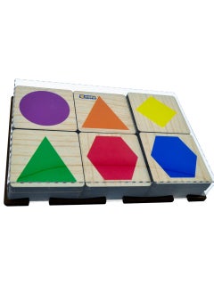 FOFA FOFA Wooden Education Game Memory Geometry  - Image 2