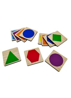 FOFA FOFA Wooden Education Game Memory Geometry  - Image 3