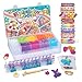 Rainbow Loom Combo Set Features 4000 Colorful Rubber Bands 2 StepbyStep Bracelet Instructions Organizer Case Great Gift for Kids 7 to Promote Fine Motor Skills - Image 3