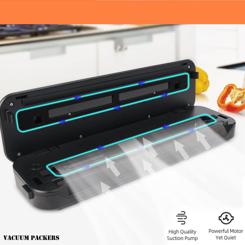 VACUUM PACKERS آلة تعبئة الطعام بالفراغ VACUUM PACKERS VS6621 للاستخدام المنزلي في المطبخ - Image 2