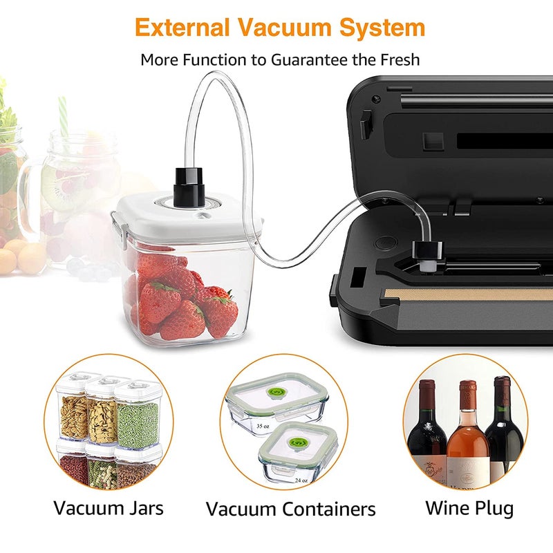 VACUUM PACKERS آلة تعبئة الطعام بالفراغ VACUUM PACKERS VS6621 للاستخدام المنزلي في المطبخ - Image 4