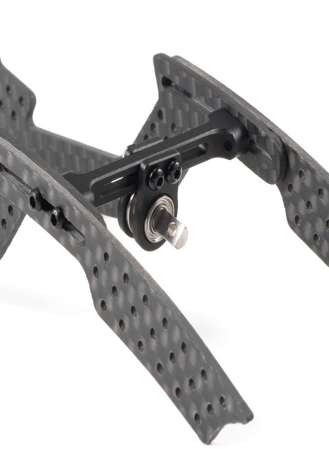 ZMHOBBY Adjustable Aluminum Carrier Bearing Cross Member for SCX24 Custom Build 1/24 Comp Rig Crawler - 35mm Width with 3mm D Shaped Shaft - Image 5