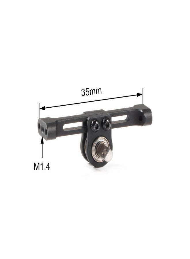 ZMHOBBY Adjustable Aluminum Carrier Bearing Cross Member for SCX24 Custom Build 1/24 Comp Rig Crawler - 35mm Width with 3mm D Shaped Shaft - Image 4