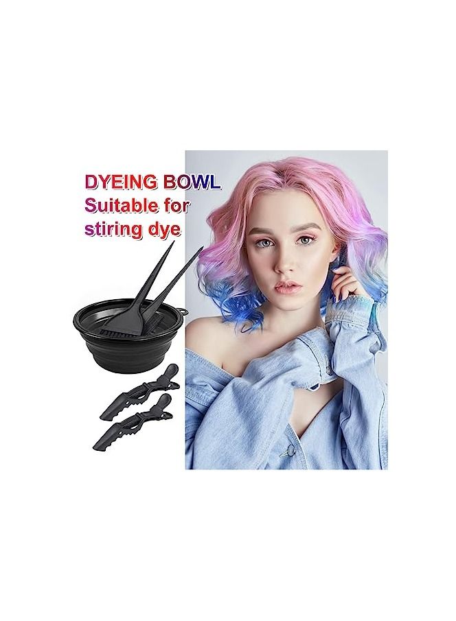 ORiTi 5Pcs Professional Salon Hair Coloring Dyeing Kit Dye Brush and Mixing Bowl Set - Image 2