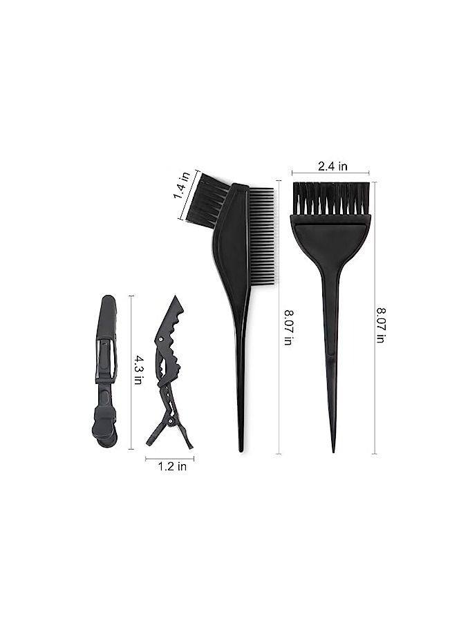 ORiTi 5Pcs Professional Salon Hair Coloring Dyeing Kit Dye Brush and Mixing Bowl Set - Image 5