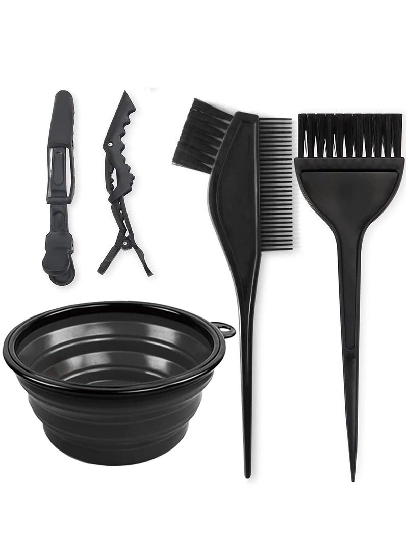 ORiTi 5Pcs Professional Salon Hair Coloring Dyeing Kit Dye Brush and Mixing Bowl Set - Image 2
