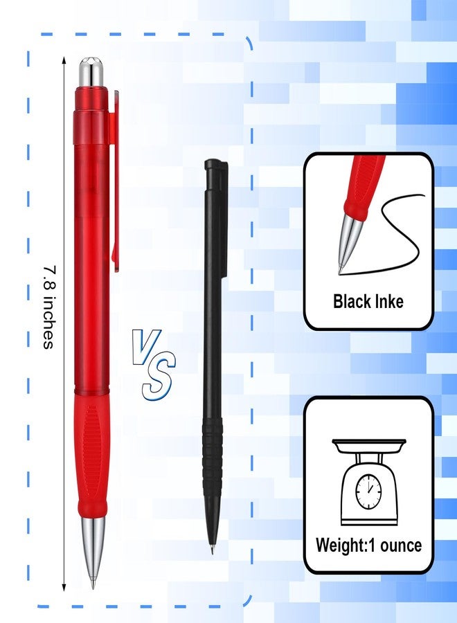 lyforx Big Fat Pens - Enhanced Writing Stability for Arthritis and Elderly Easy Thick Grip 3pcs Red - Image 2