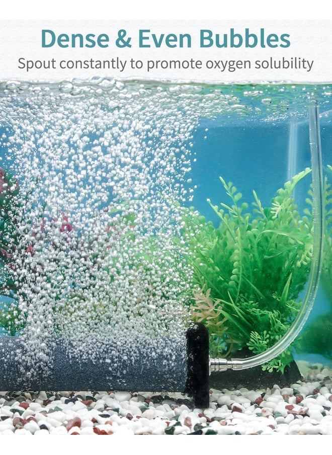 Pawfly Pawfly Aquarium 8 Inch Air Stone Cylinder for Larger Air Pump Bubble Diffuser Release Tool for Outdoor Pond Garden Circulation System and Large Fish Tanks, 2 Pack  - Image 3