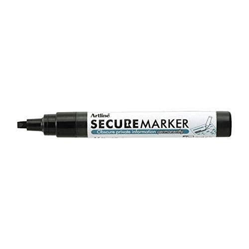 artline Secure Marker 4.mm Chisel EKSC-4,Black - Image 1