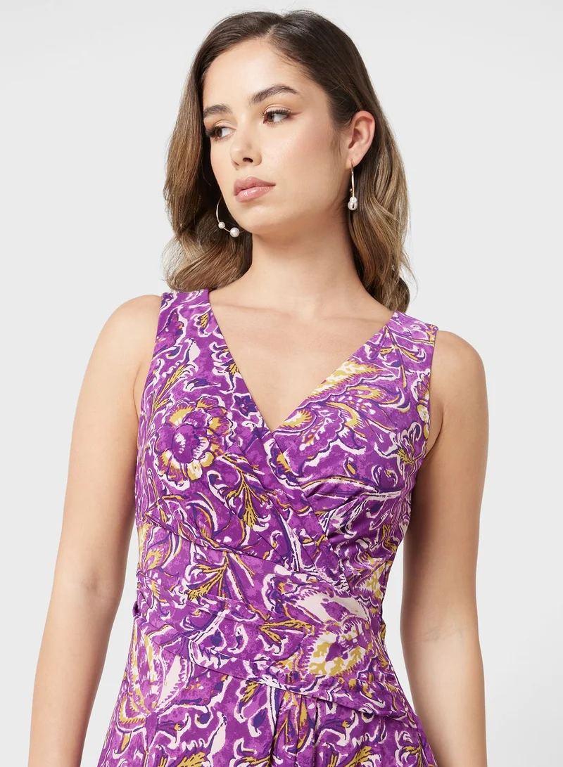 Lauren Ralph Lauren Printed Sleeveless Dress