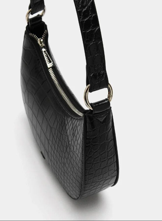 بارفوا حقيبة كتف مع نقش حيواني