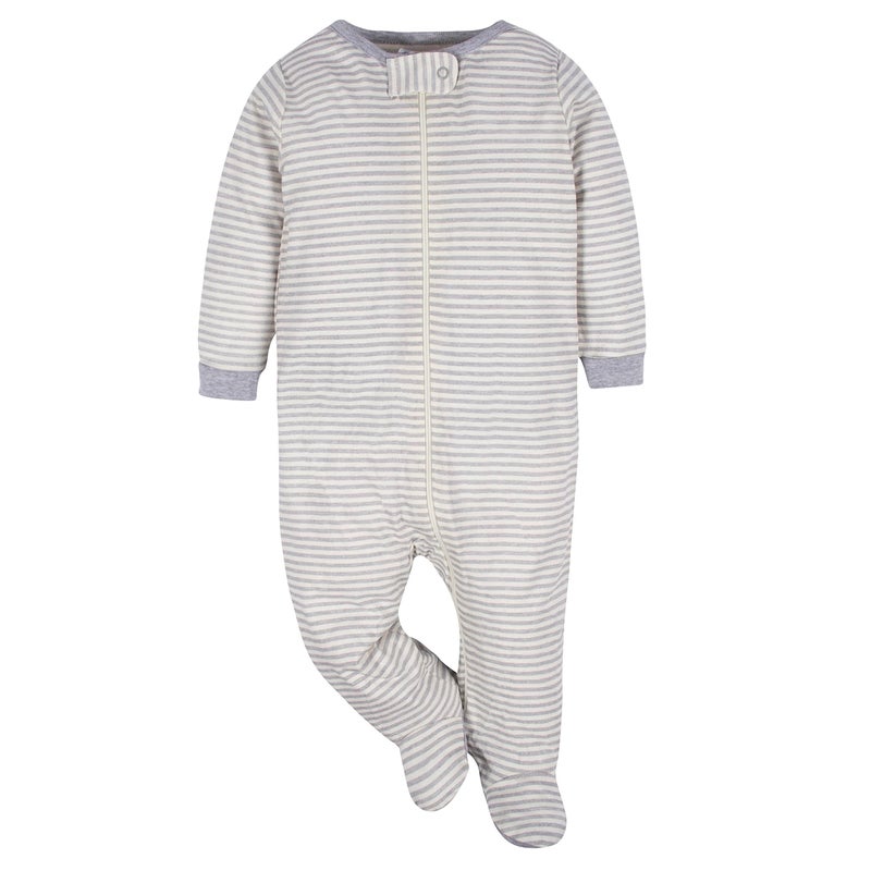 Gerber Unisex Baby 4 Pack 'N Play Footie And Toddler Sleepers, Happy Veggies, Preemie US - Image 4