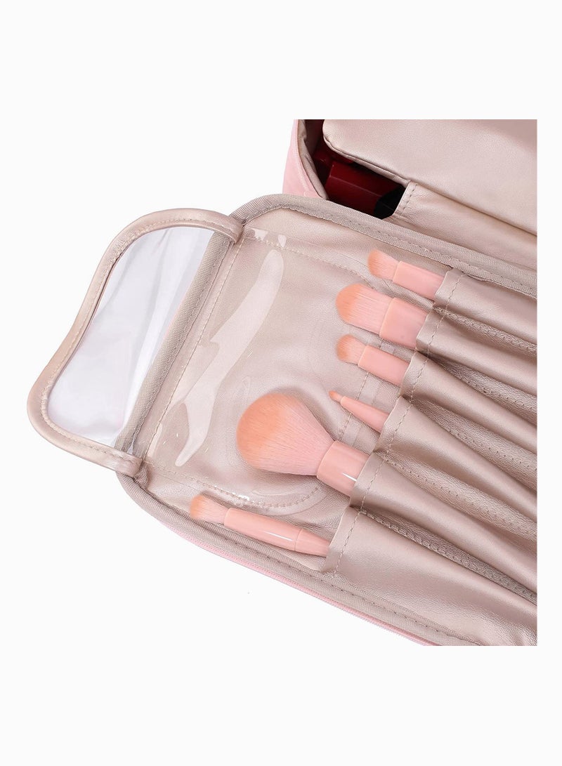 SYOSI Makeup Bag Toiletry Bag with Inner Pouch Organizer Bag Travel Make up Bag Large Cosmetic Bag Case for Women and Girls (Baby Pink)  - Image 4