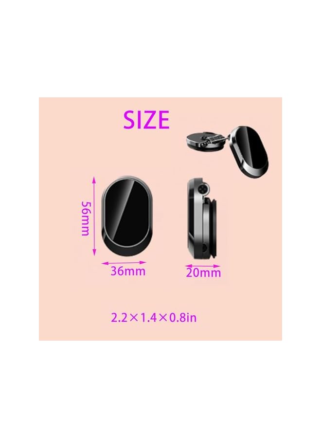 S-TOP Foldable Magnetic Car Phone Holder | 6 Strong Magnets 360° Rotation | Universal Fit for All Phones | Hands-Free Driving Convenience - Image 3