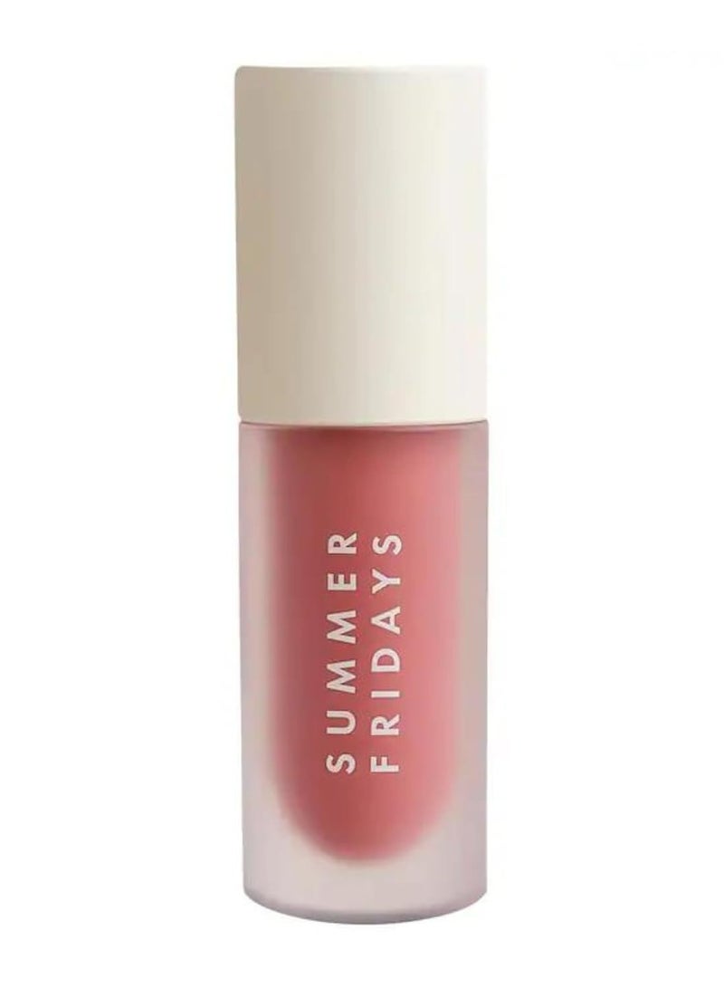 SUMMER FRIDAYS Dream Lip Oil - Tinted Lip Oil with Moisturizing Sheer Coverage, High-Shine and Deep Hydration - Non-Sticky Formula for Long-Lasting Softness - Blush Dreams (0.15 Oz) - Image 1