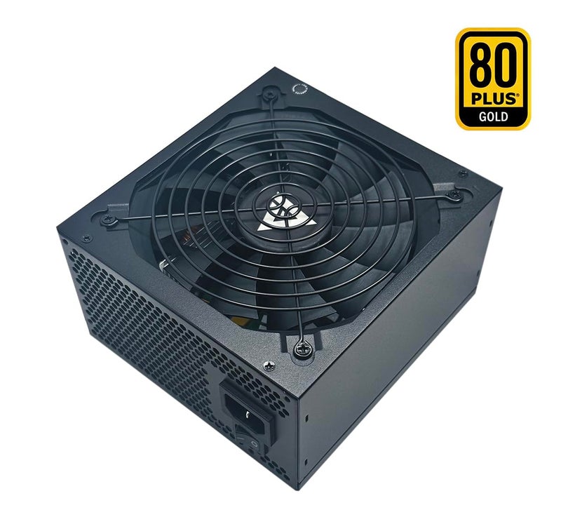 APEVIA مزود طاقة ألعاب ATX-PR600W Prestige 600W 80+ معتمد ذهبياً، متوافق مع RoHS، PFC نشط - Image 2