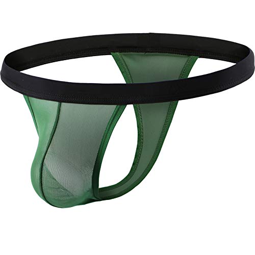Summer Code Mens Sheer Mesh Thong T-Back Sexy See Through Underwear - Image 2