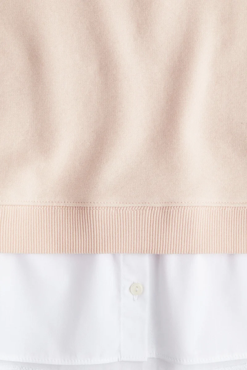 اتش اند ام سويت شيرت بطبقة مزدوجة