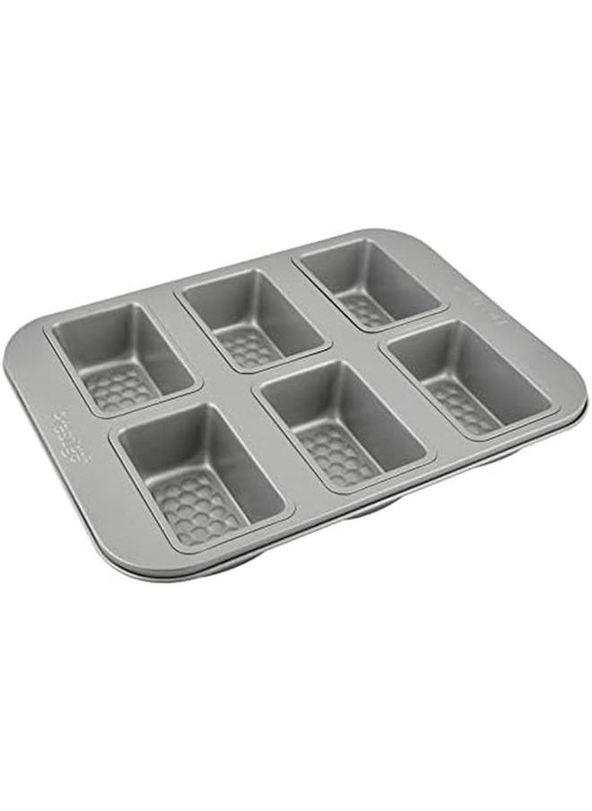 Prestige - Bakemaster Mini Loaf Pan 6 Cup Pr51304 Gray Carbon Steel - Image 1