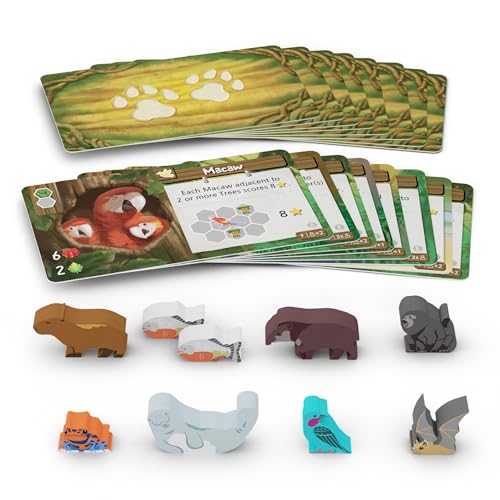 BAD COMET Life of The Amazonia Board Game Strategic JungleBuilding Game for 14 Players Ages 14 60150 Min Play Restore The Jungle Place Animals Plants MiniExpansion - Image 5
