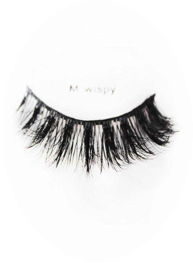 Miss Lashes [4 عبوات] رموش ميس لاش 3D فوليوم من الحرير (M ويسبي) - Image 3
