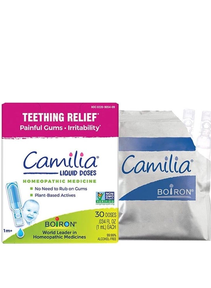 Boiron Camilia Baby Teething Relief 30 Doses Teething Drops For Painful Gums Irritability - Image 1