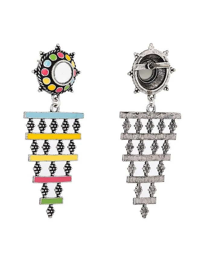 فويلا Folklore Colourful Layered Enamelled Earrings