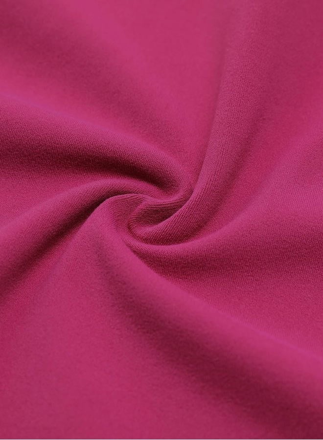 Naturenetics Womens Butterluxe Biker Shorts 4'' - High Waisted Booty Workout Volleyball Yoga Spandex Magenta Purple X-Small  - Image 5