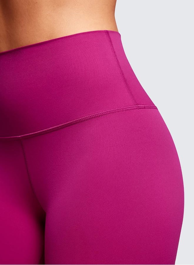 Naturenetics Womens Butterluxe Biker Shorts 4'' - High Waisted Booty Workout Volleyball Yoga Spandex Magenta Purple X-Small  - Image 4
